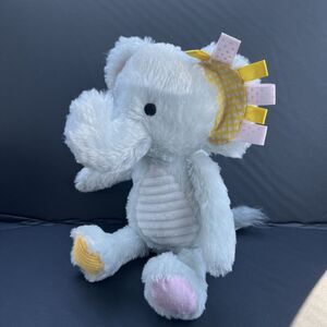 Make Believe Ideas Elephant Sensory Snuggable Stuffed Animal Rattle Crinkles Toy